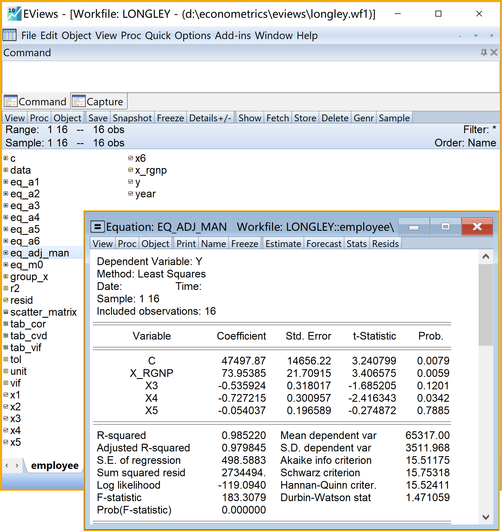 多重共线性问题模型的矫正：酌情删除法